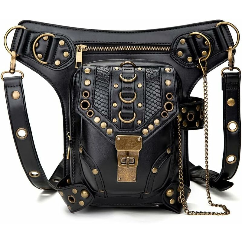 Steampunk Vintage Motorcycle Bag Borsa da donna