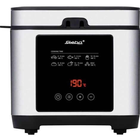 Steba DF 150 Friggitrice 1200W con Display Nero
