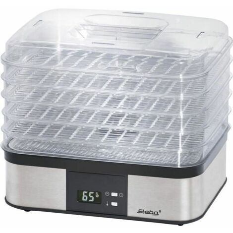 Steba ED 5 D�rrautomat Elettronico a 5 Ripiani con Tappetini per Erbe, 350 W, Ideale per Essiccare Frutta, Verdura e Erbe