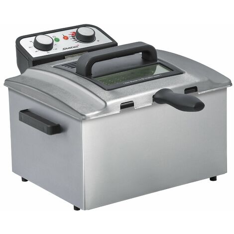 Steba Friggitrice DF 300, 3000 W, 5 Litri, Metallo, Grigio