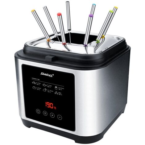 Steba Fritteuse und Fondue DF 150 F ,edelstahl/schwarz