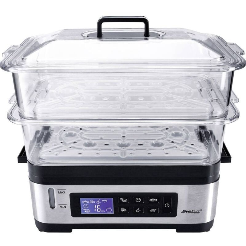 Steba DG 2 Vaporiera Funzione cucina riso Acciaio