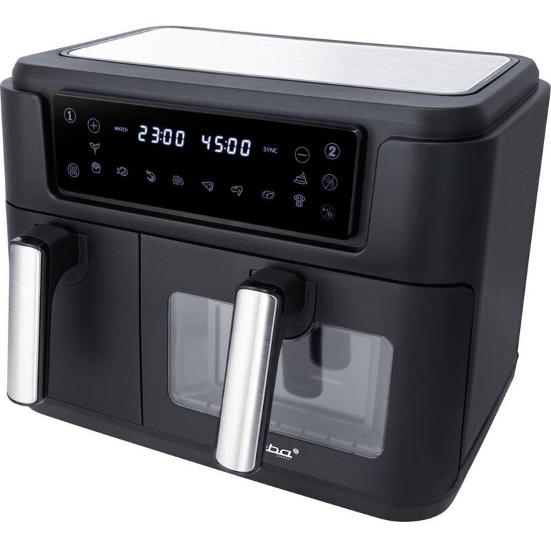 Hf 9500 duo Friteuse double 9.5 l 2400 w noir - Steba