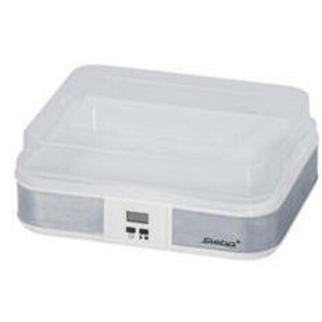 Steba JM 2 - Yogurtera, acero inoxidable, color blanco