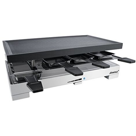 Steba RC 68 Premium Raclette in Alluminio da 5,3 Tonnellate, Senza Colore