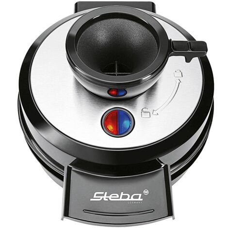 Steba WE 20 Gaufrier noir, acier inoxydable D574121
