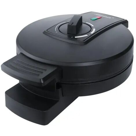 Steba WE 3 XL – Macchina per Waffle, 900 W, Piastra Antiaderente 5 Cuori Ø 18,5 cm, Termostato Variabile, Manico Termoisolante, (12×21,5×27 cm), Nero