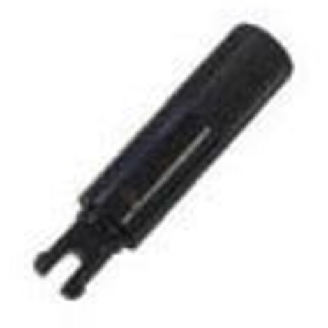 STECKACHSE 19mm / 6mm (SCHWARZ)