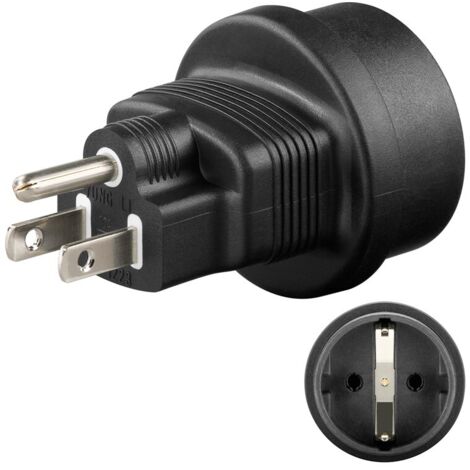 Steckdose de Kontakt de Schutz in el Adapter de Reiseadapter de Strom de Stecker de USA / Japan, 1 Stück, 95308