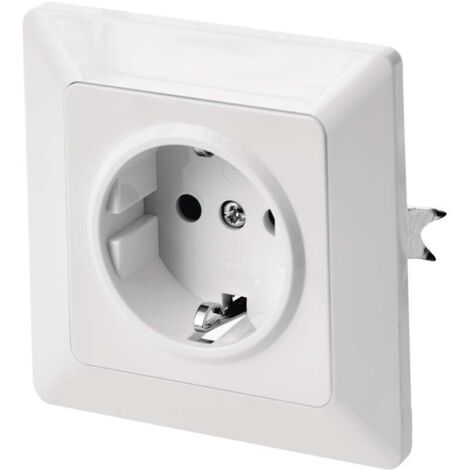 Steckdose IP20  SCHUKO Weiß