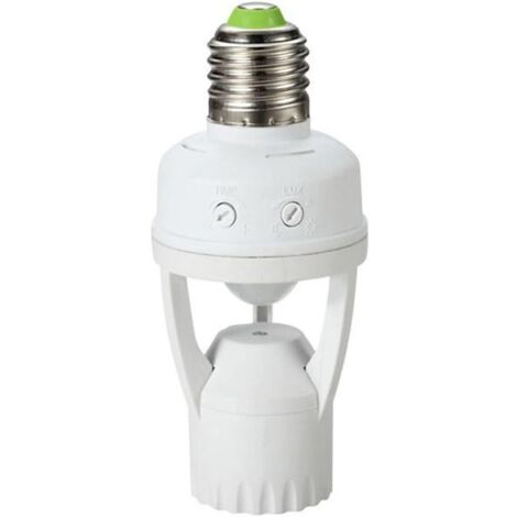 Steckdose mit Bewegungsmelder Sicherheitserkennung E27 60W Bewegungssensor