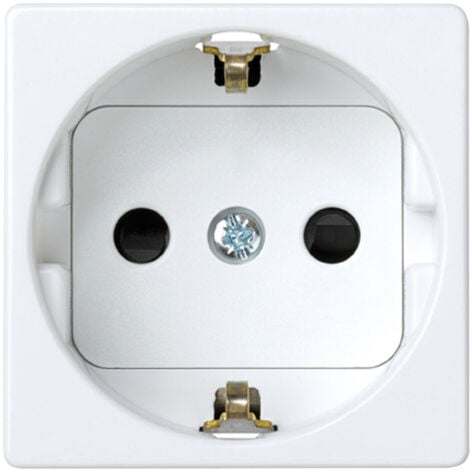 Steckdose Typ F Schuko mit Erdung SIMON 27 Play 27432 Weiß