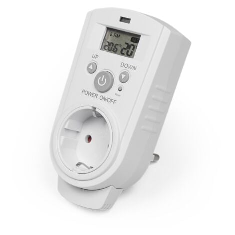 Steckdosen Thermostat mit Drehscheibe