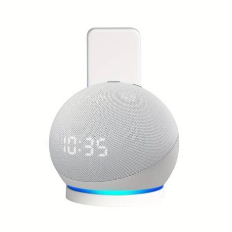 Steckdosen-Wandhalterung – Verbessertes Zubehör für Echo Dot 4/5 mit Kabelmanagement, hochwertige, platzsparende Wandhalterung für Echo Dot 4/5. Generation