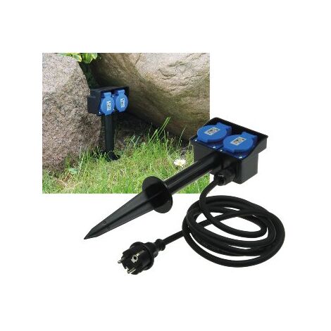 Steckdosenblock für Außen 2-fach IP44 230V