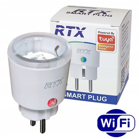 Steckdosenstecker RTX Energiemessgerät bis 260 V WiFi TUYA
