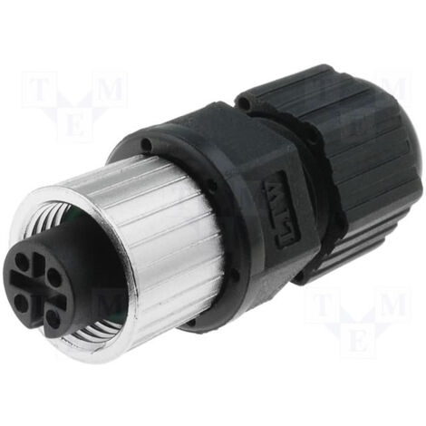 Stecker M12 Buchse 4 Pin gerade Antenne