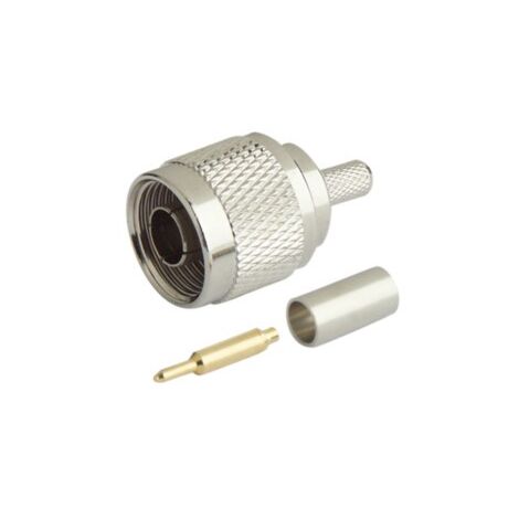 Stecker N male für Kabel RG213 CRIMPAR
