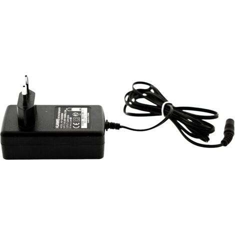 Steckernetzteil Netzteil Steckdosenstabilisiertes Schaltnetzteil 12V 24W 2A 5,5x2,5 ZTEDC 2,5 x 55 mm Stecker Schwarz