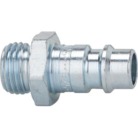 Stecknippel für Kupplung NW 7,2-7,8, Stahl, AG G3/8 RIEGLER