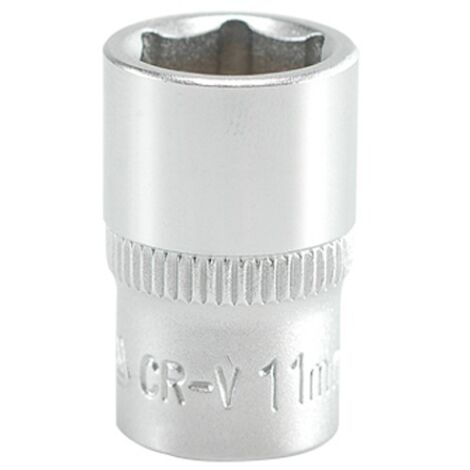 Stecknuss 13 mm 1/4" 6-kant kurz