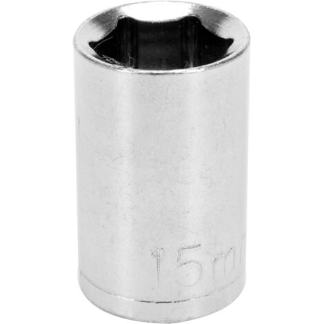 Stecknuss 15 mm 1/2" 6-kant