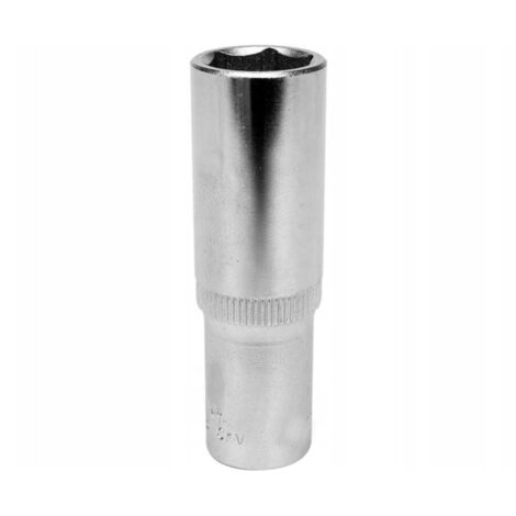 Stecknuss 15 mm lang, 3/8" Antrieb, CrV, gerändelt