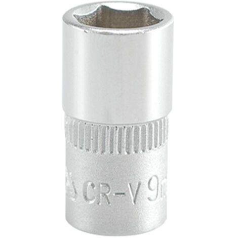 Stecknuss 9 mm 1/4" 6-kant kurz
