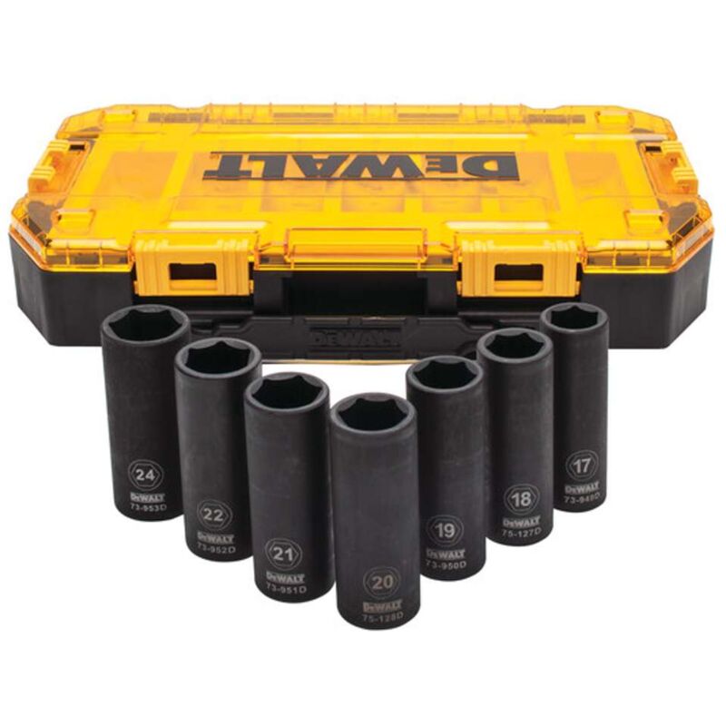 Image of Dewalt - Werkzeuge - Steckschlüssel-Set 7-tlg. DWMT74737-0