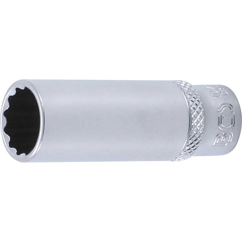 Bgs Technic - Steckschlüssel-Einsatz Zwölfkant, tief Antrieb Innenvierkant 6,3 mm (1/4') sw 12 mm