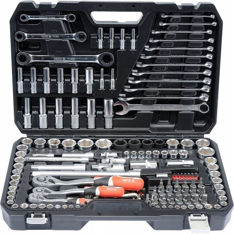 Image of Yato - YT-38811 - Steckschlüsselsatz 1/4', 3/8' und 1/2'150Stück