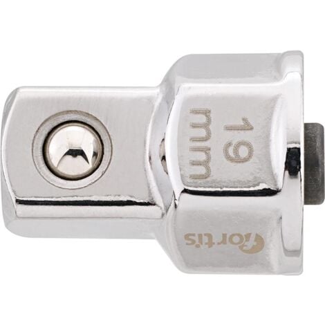 Steckschlüssel-Adapter 19mm für 1/2" FORTIS