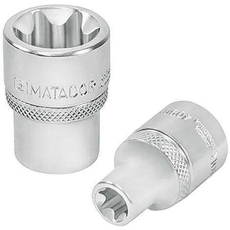 TORX-Bit-Set 1/2" – 6-teilig, Chrom-Vanadium – T30 Bis T50 Für Schraubendreher