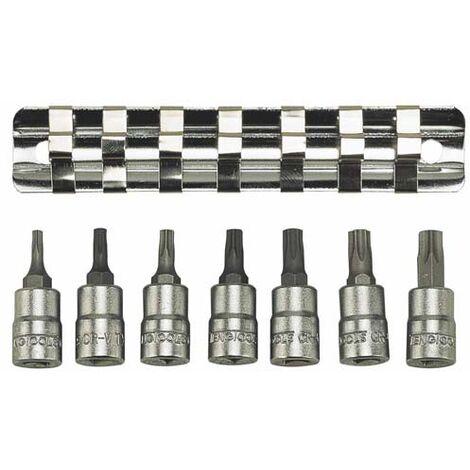 Steckschlüssel-Satz, 1/4, TX TENGTOOLS M1408TX 7 Stück 117090209