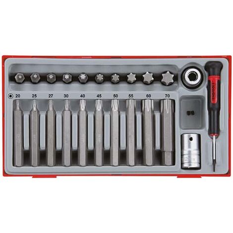 Steckschlüssel- und Steckschlüssel-Set, 1/2 TENGTOOLS TTTX23 68860105