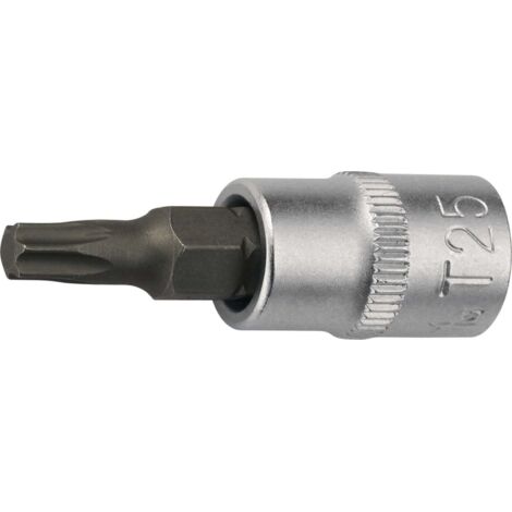 Steckschlüsseleinsatz 1/4 Zoll TX T30 L.32mm TECWERK