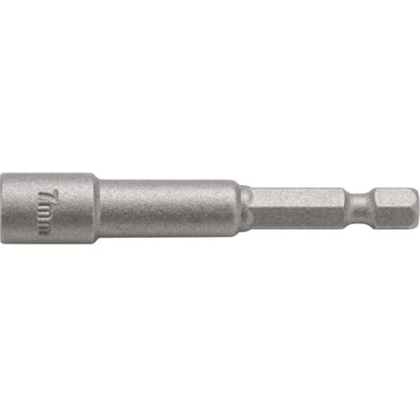 Steckschlüsseleinsatz m.6-KT.-Antr.SW 8mm L.60mm m.Magnet TECWERK