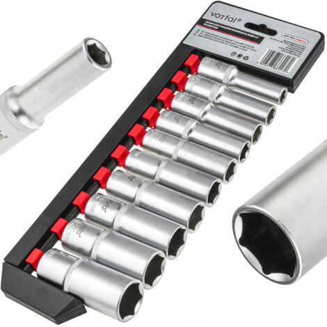 Steckschlüsselsatz 1/2 Zoll lang 10-24 mm