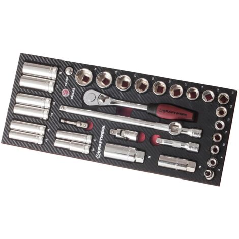 Steckschlüsselsatz 3/8 EVA3 KRAFTWERK 32-teilig - 4903-02