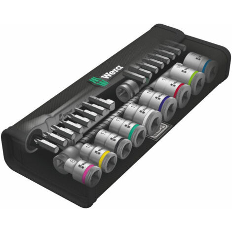 Steckschlüsselsatz Zyklop Metal 29-tlg.3/8 Zoll SW 8-19mm Z.72 6KT WERA