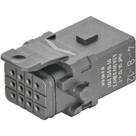 Steckverbinder Han 1A-12-C-f latch 09100123101 HARTING 1 St.