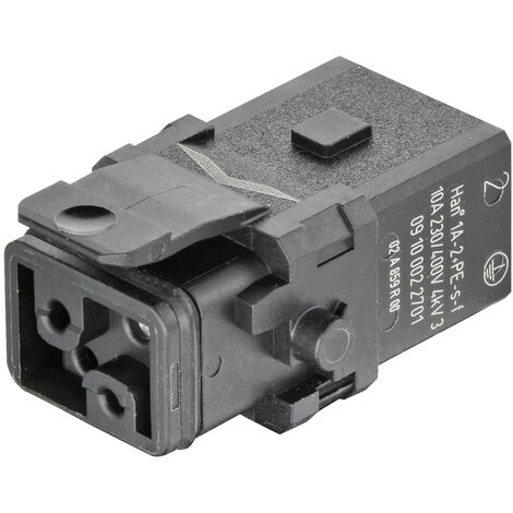 Steckverbinder Han 1A-2+PE-S-f latch 09100022701 HARTING 1 St.