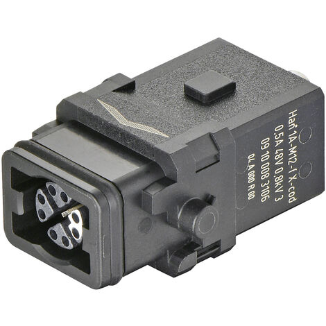 Steckverbinder Han 1A-M12-f X-coded 09100083106 HARTING 1 St.