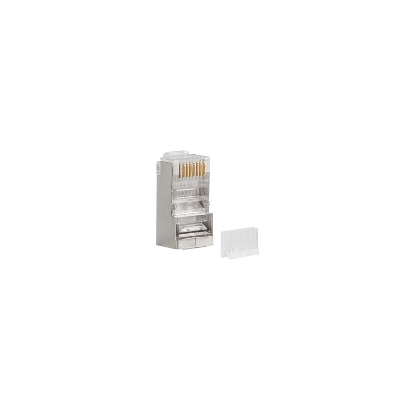 Lanberg - RJ45-NETZWERKSTECKER (8P8C) CAT.6 ftp (20 stück) mit führung für kabel und draht
