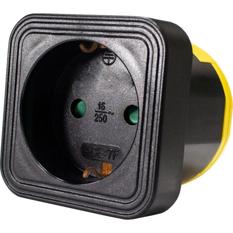 STECKY Reiseadapter mit 5 Ländermodulen 230V 16A mit Etui IP20
