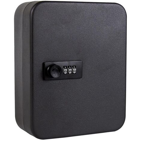 Steel cabinet safe with 28 keys, combination lock, key organizer, key storage lockbox with code