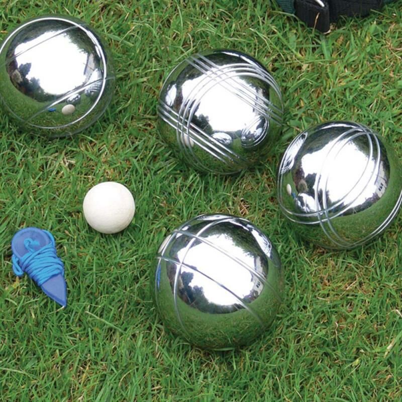 Steel French Boules Set Garden Game with Carry Case