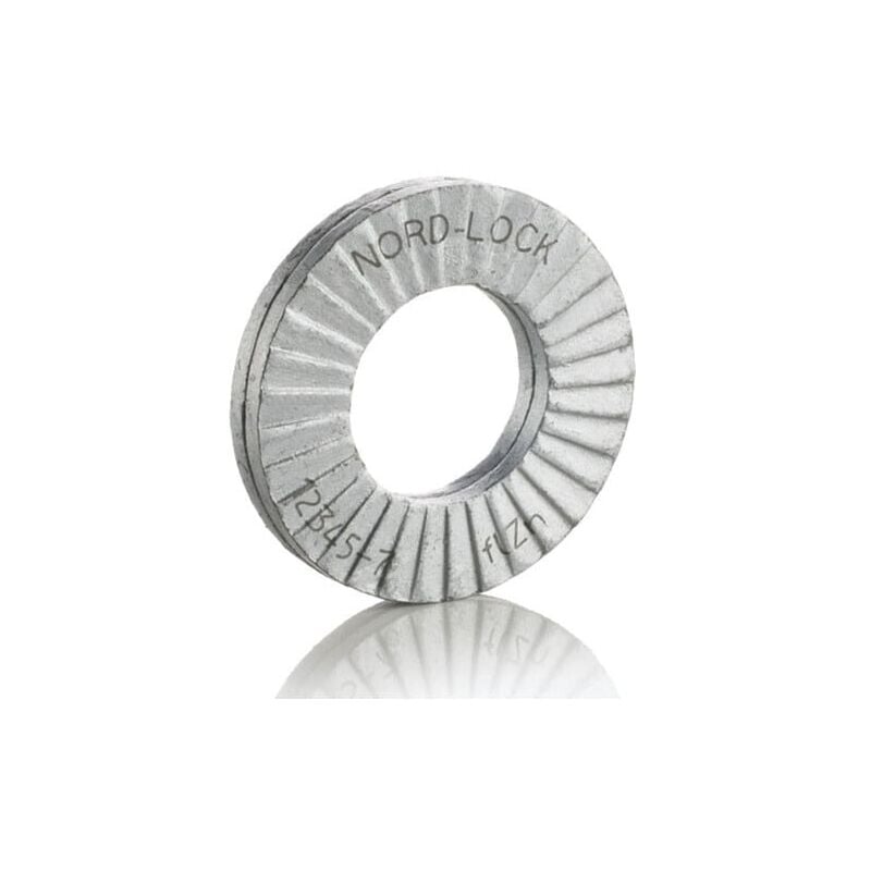 M10 Steel Nord-lock Type Washers Delta Pro Coating- you get 5
