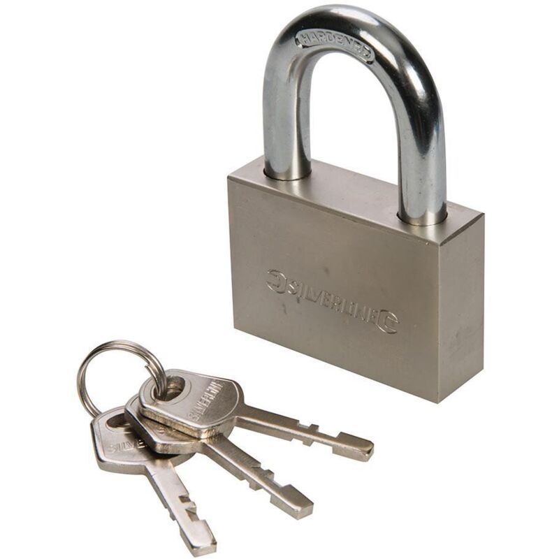 327568 Security Padlock 60mm - Silverline