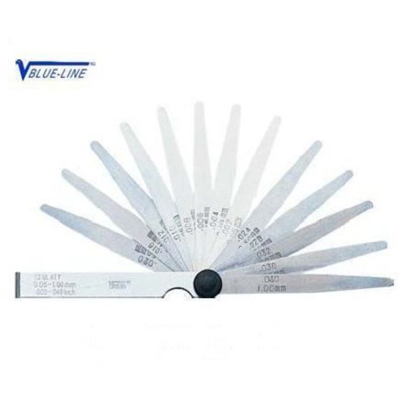 Vogel's Vogel 413105 Thickness Gauge in Stainless Steel 13 Leaves 0.05-1.0 mm - 413105.0